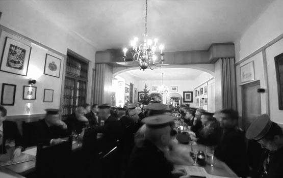 Der Comment der Akad. B! Allemannia Graz, gesellige Kneipe am Allemannenhaus